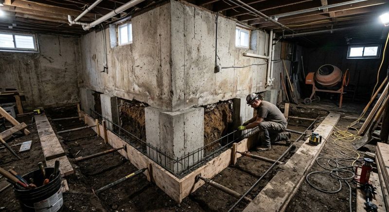 Basement Underpinning in Buda, TX