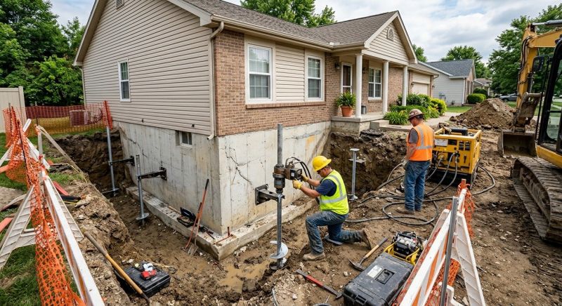 Building Foundation Repair in Manor, TX