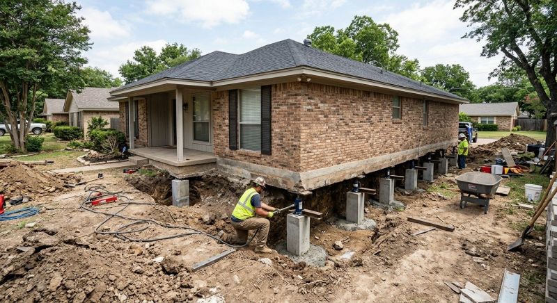 Concrete Foundation Leveling in San Marcos, TX