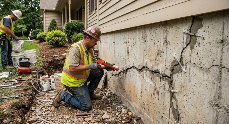 Cracked Foundation Repair in Cedar Creek, TX