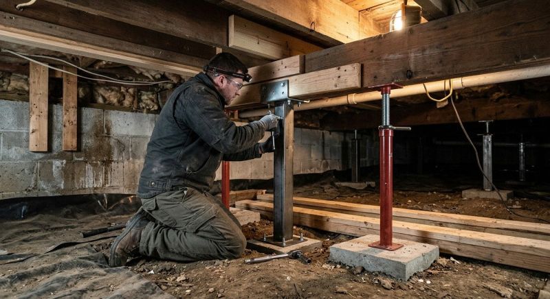 Crawlspace Structural Repair in Buda, TX