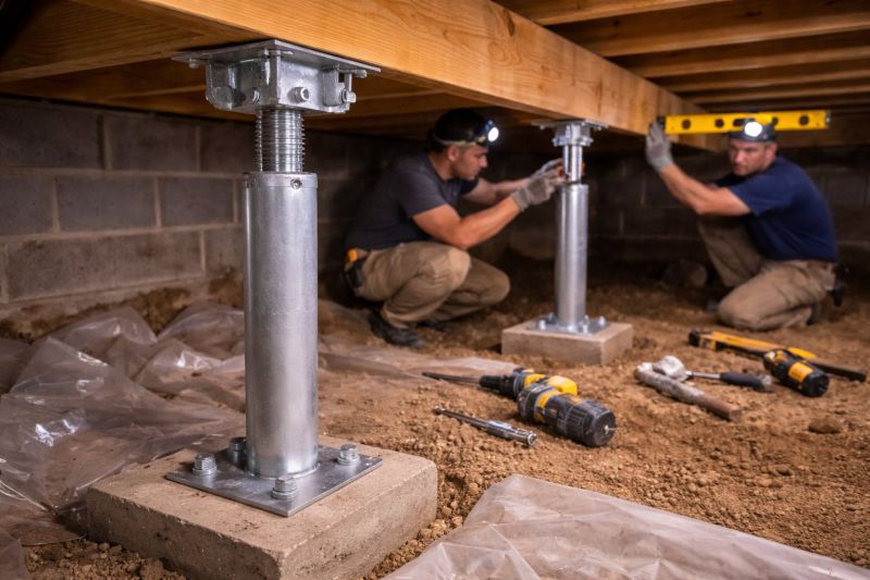 Crawlspace Structural Repair in Buda, TX