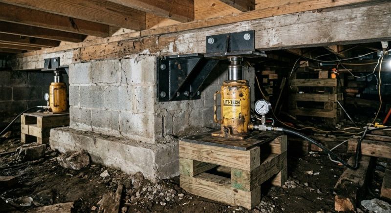 Foundation Jacking in San Marcos, TX