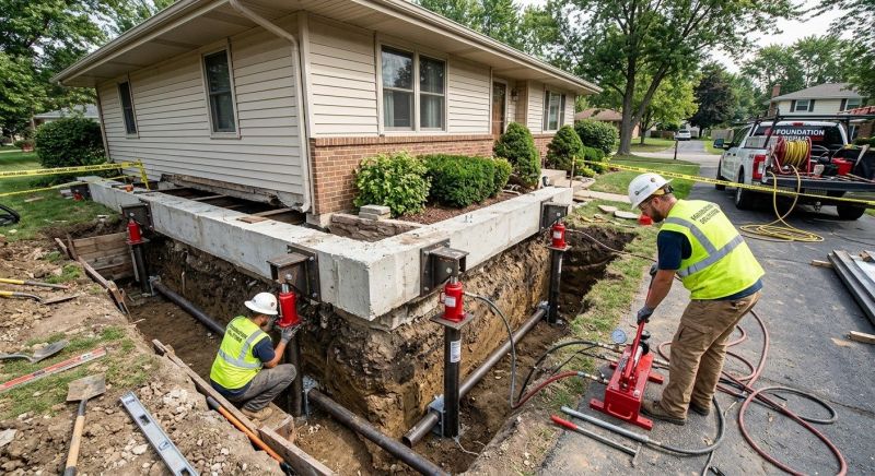 Foundation Jacking in Wimberley, TX