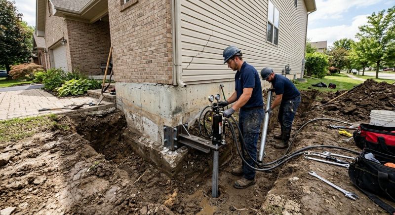 Foundation Settlement Repair in Buda, TX