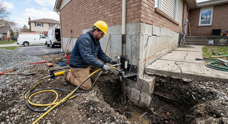 Foundation Settlement Repair in Buda, TX