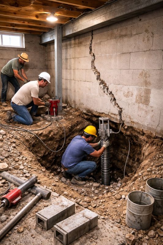 Foundation Structural Repair in Del Valle, TX