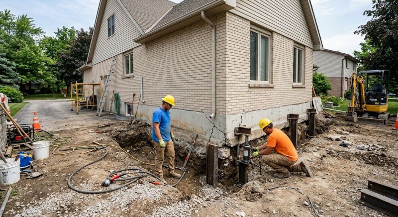 Helical Pile Installation in Buda, TX