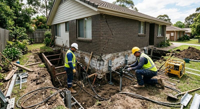 House Foundation Repair in Cedar Creek, TX
