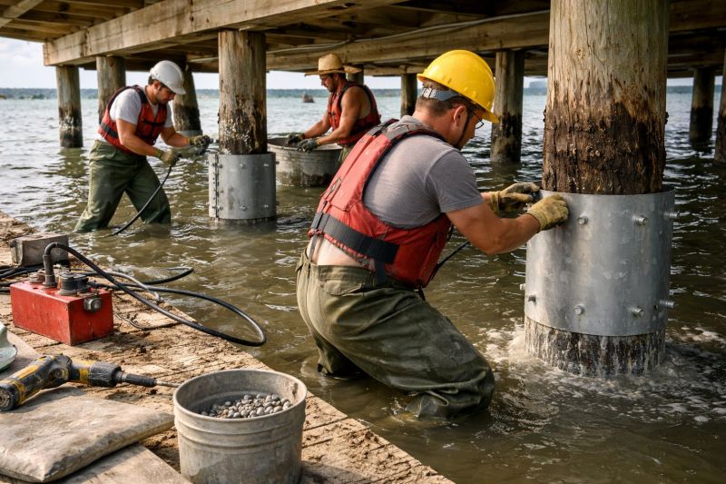 Piling Repair in Manor, TX